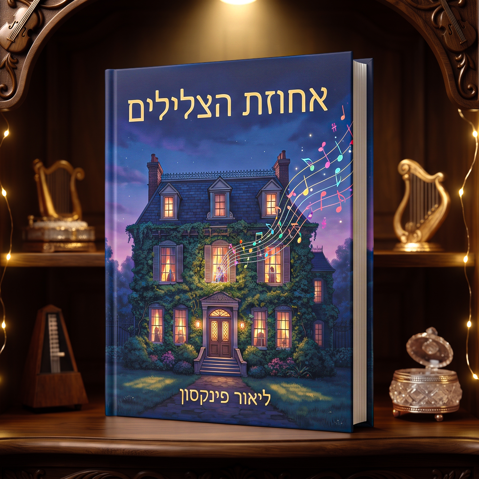 עטיפת הספר אחוזת הצלילים